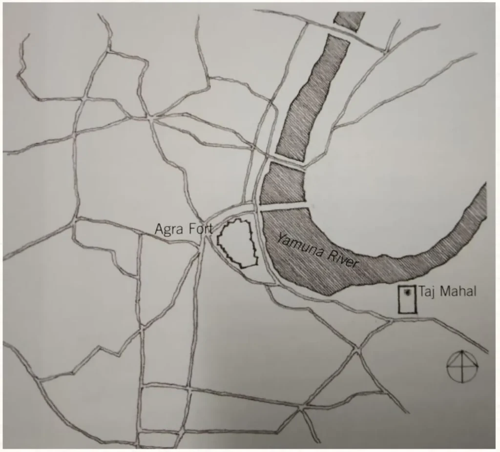 AREA MAP OF AGRA