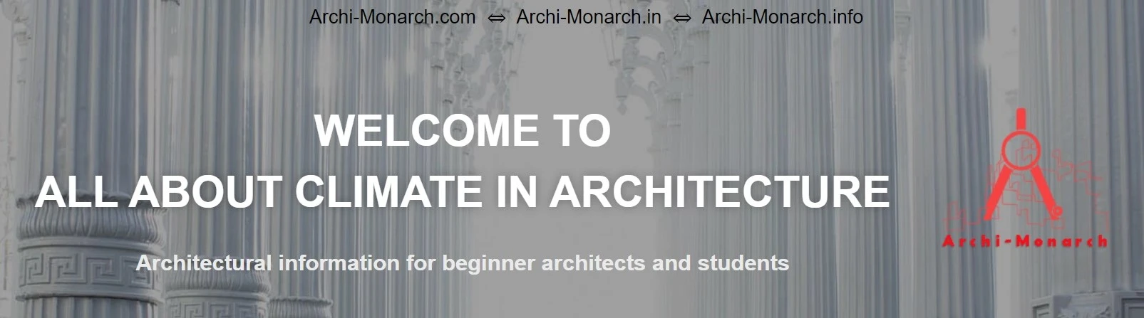 CLIMATE IN ARCHITECTURE ⋆ Archi-Monarch