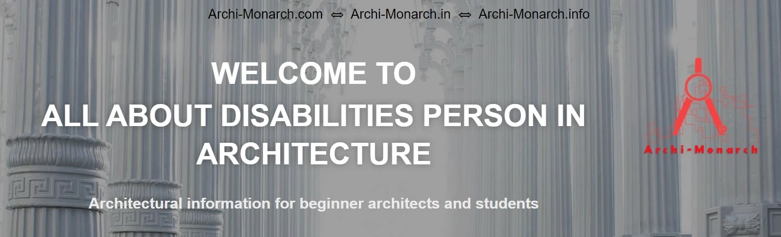DISABILITIES PERSON IN ARCHITECTURE