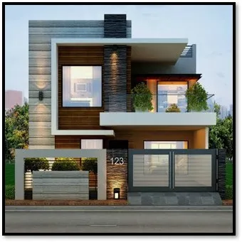 ELEVATION AND SECTION FOR WORKING