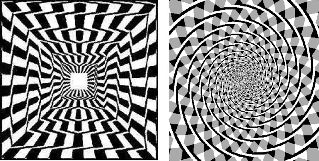 LINES MAKE OPTICAL ILLUSIONS TWO