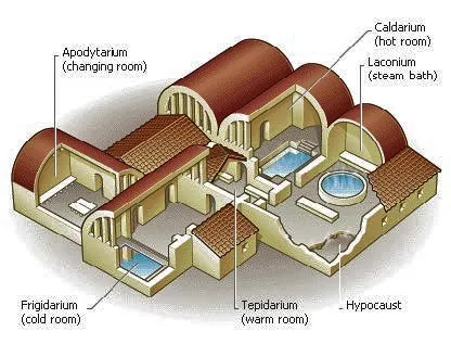 BATHS OF CARACALLA IN ROME ONE