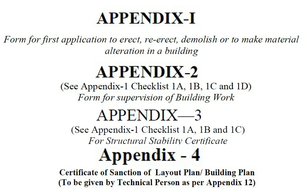 CHECKLIST FOR SUBMITTING DRAWINGS IN NOIDA