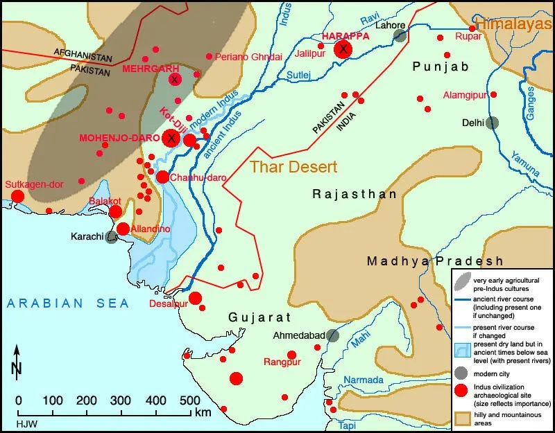 GEOGRAPHY OF INDUS VALLEY CIVILIZATION