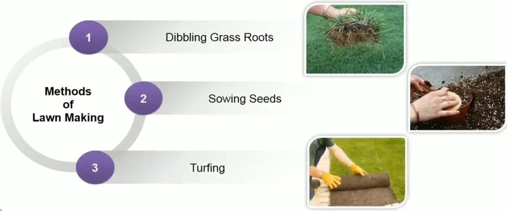 METHODS OF LAWN MAKING