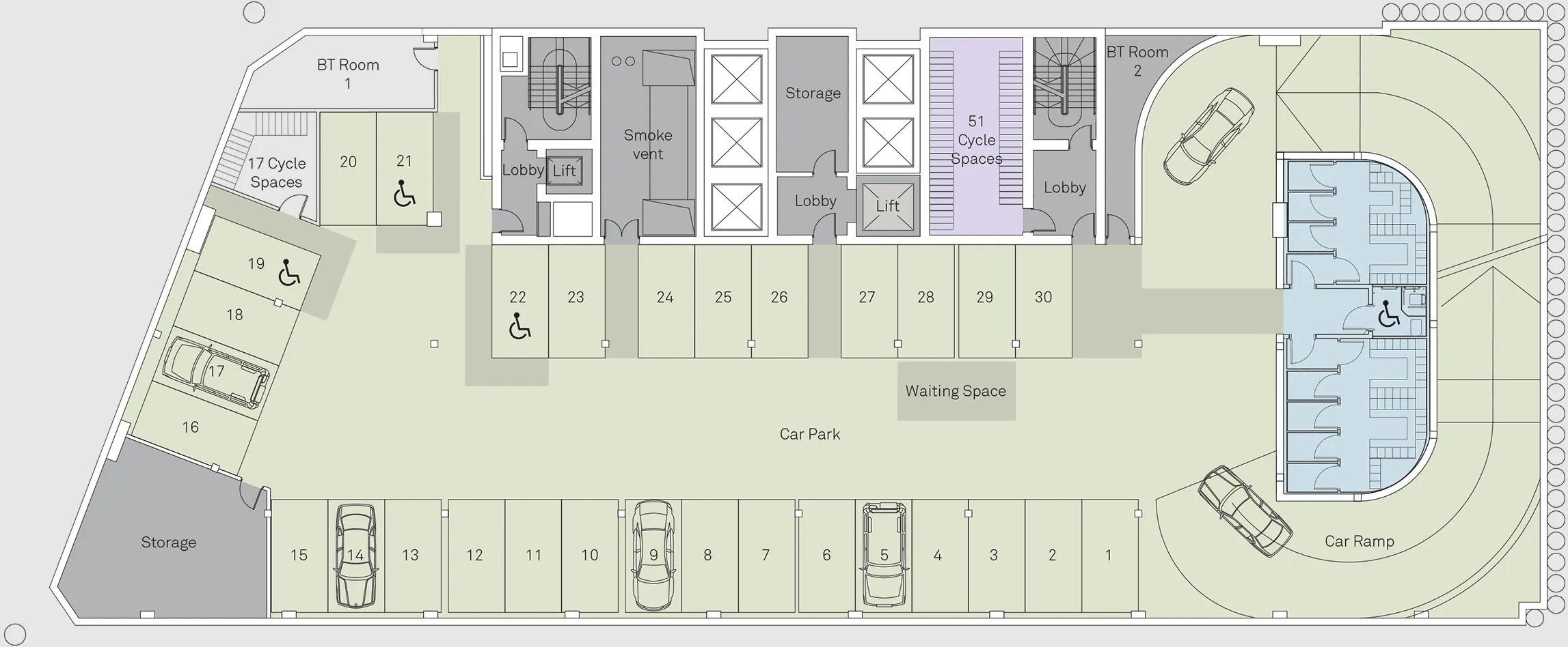 basement parking design standards