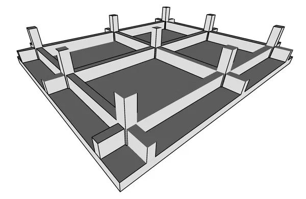 BEAM AND SLAB RAFT FOUNDATION