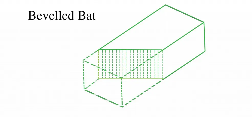 BEVELLED BAT