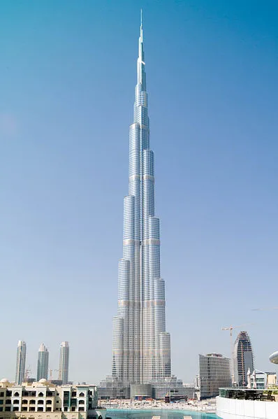 BURJ KHALIFA AT DUBAI IN UAE