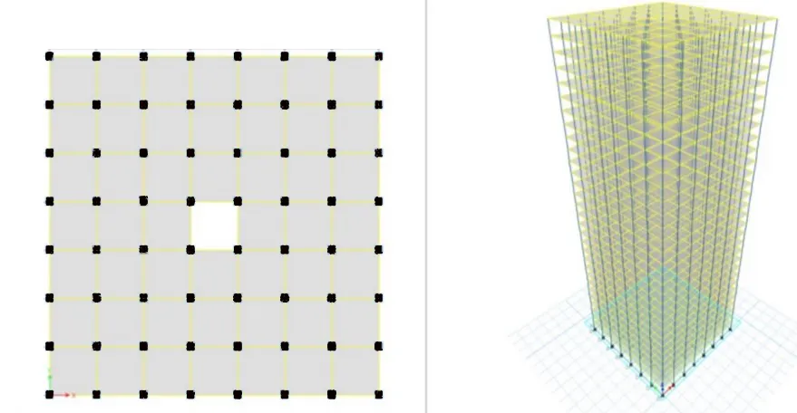 CORE AND OUTRIGGER SYSTEM ONE