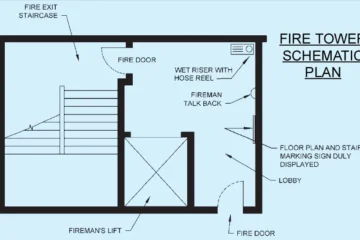 FIRE TOWER SCHEMATIC PLAN