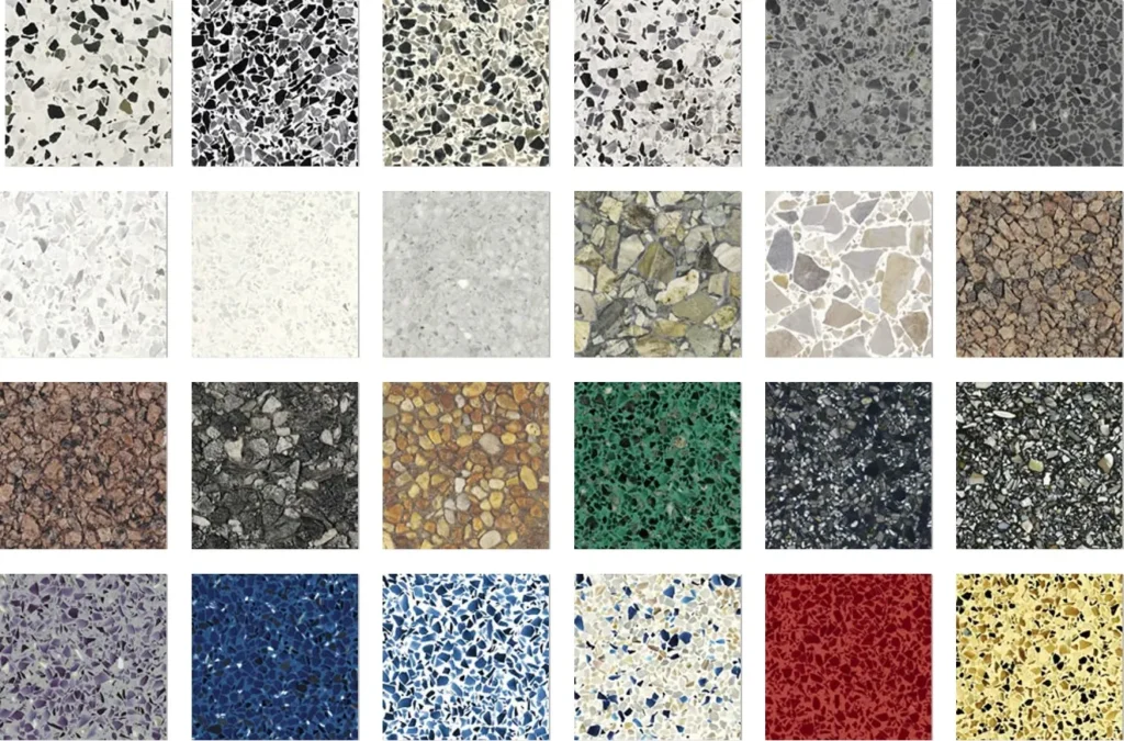 PICTURES OF DIFFERENT TYPES TERRAZZO FLOORING