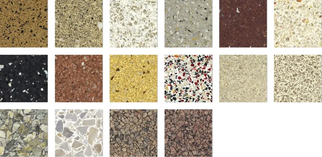 PICTURES OF DIFFERENT TYPES TERRAZZO FLOORING TWO