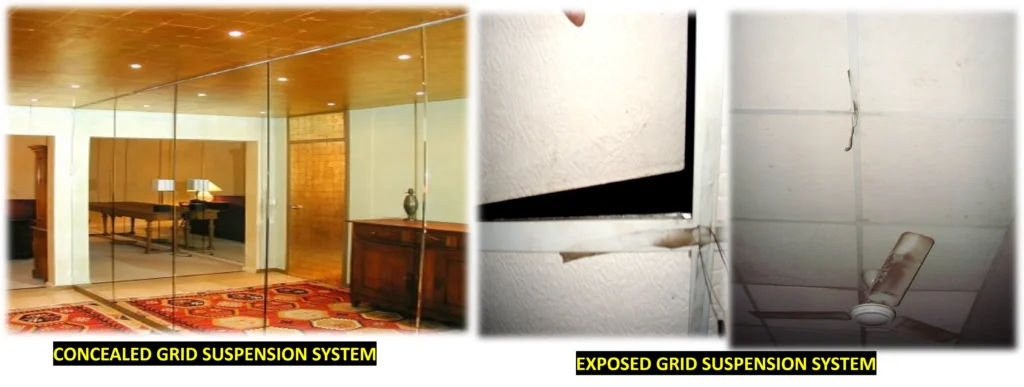 SUSPENDED CEILING (ACCOUSTIC TILE)