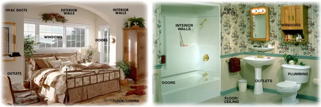 BEDROOM AND BATHROOM