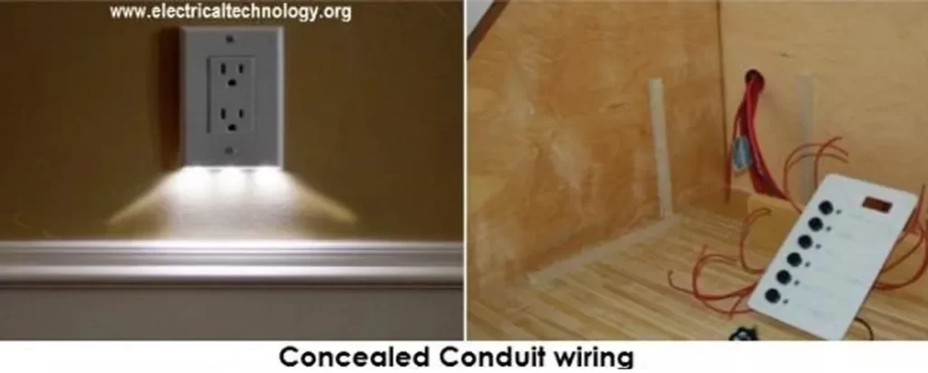 CONCEALED CONDUIT WIRING
