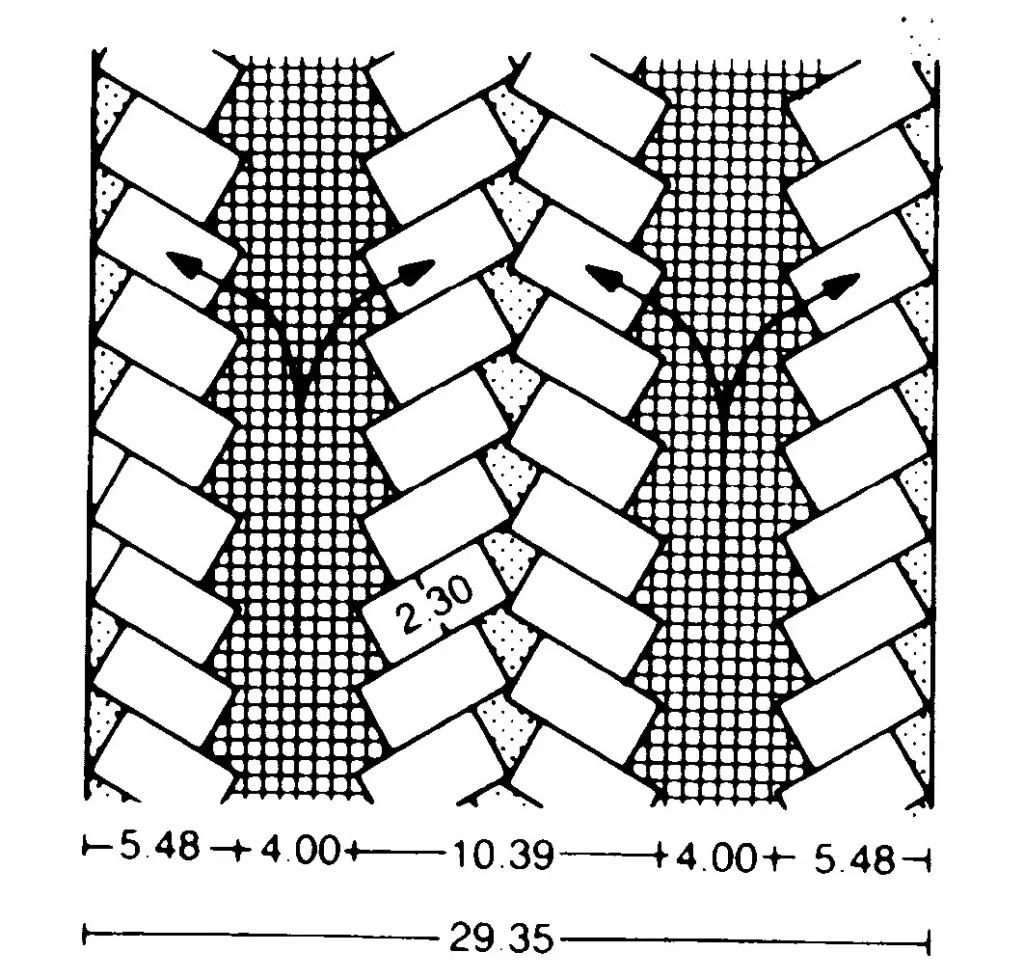 FIGURE NINE FOR 60° PARKING