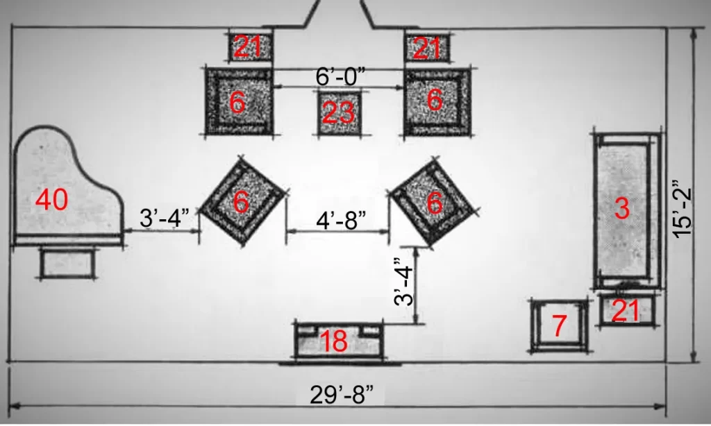 FURNITURE ARRANGEMENTS ELEVEN