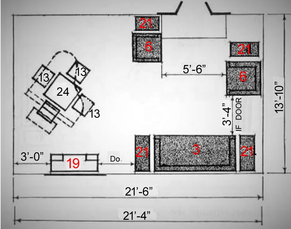 FURNITURE ARRANGEMENTS SIXTEEN