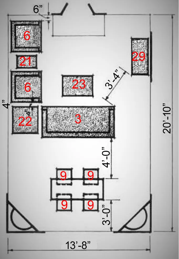 FURNITURE ARRANGEMENTS TWENTY FIVE