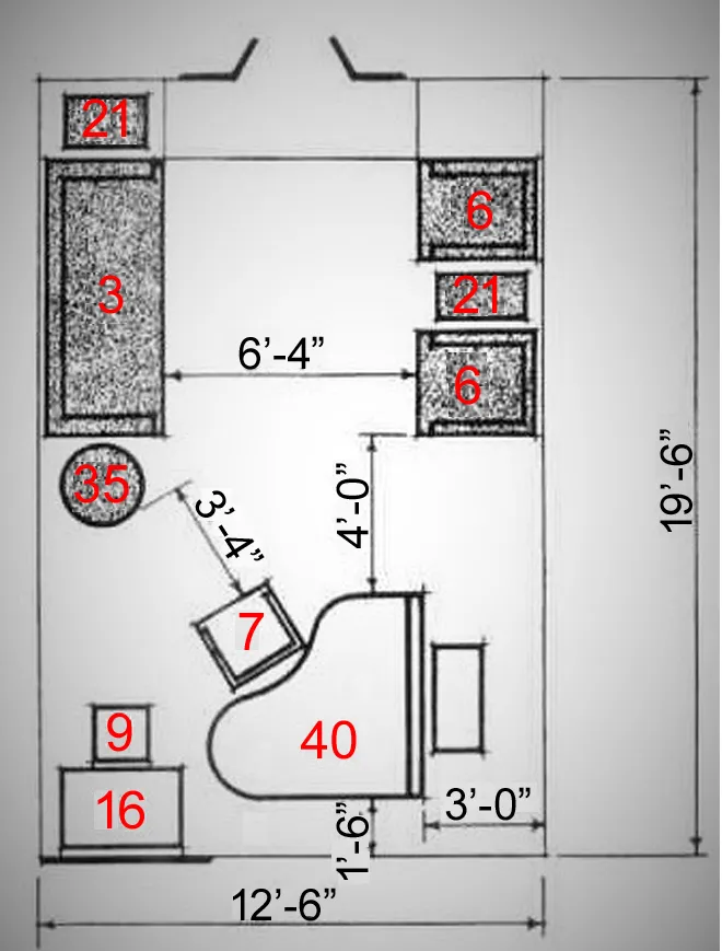 FURNITURE ARRANGEMENTS TWENTY SEVEN