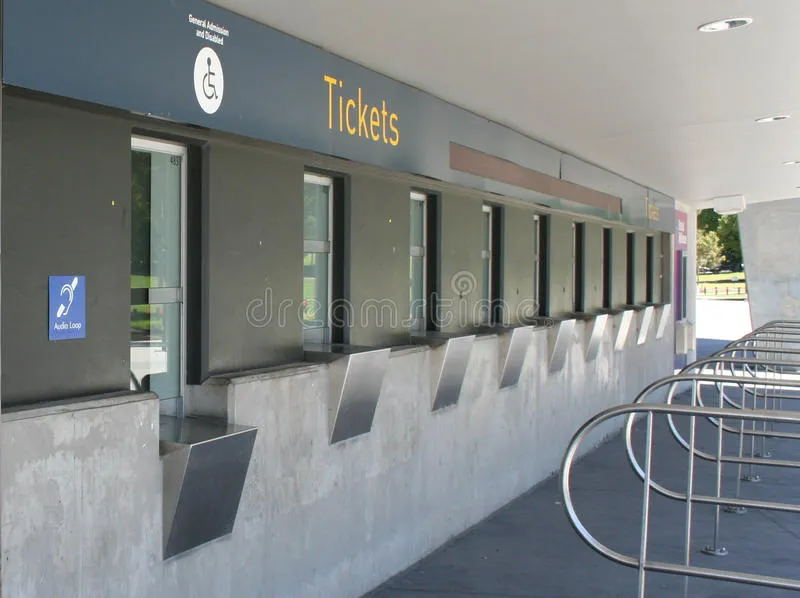 LIGHTING ON TICKET COUNTER ONE
