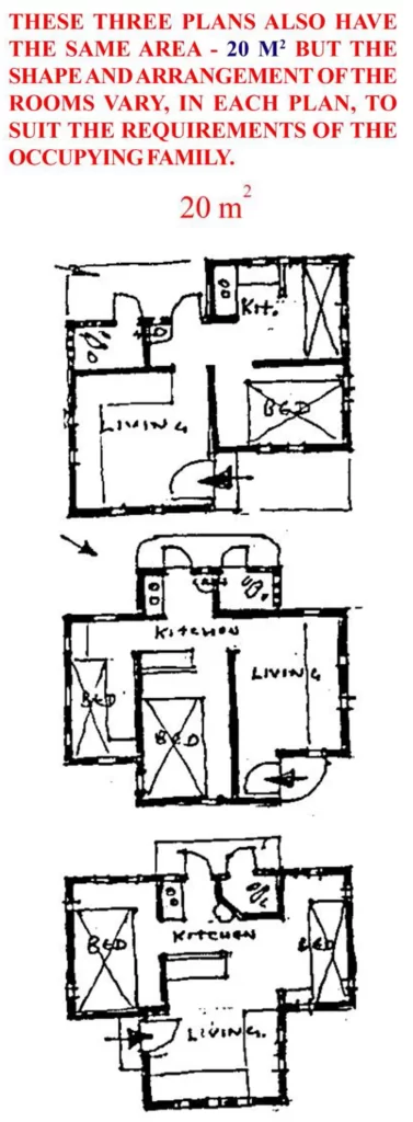 VARIOUS ROOM ARRANGEMENTS FIVE