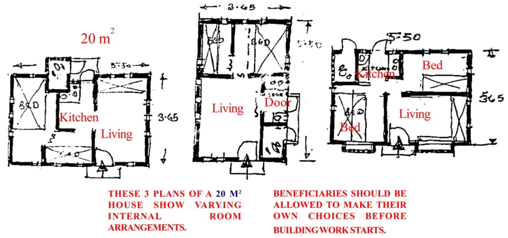 VARIOUS ROOM ARRANGEMENTS ONE