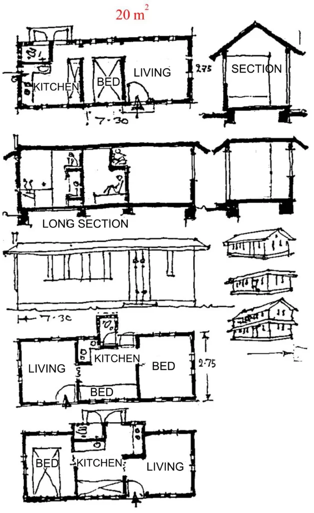VARIOUS ROOM ARRANGEMENTS SIX