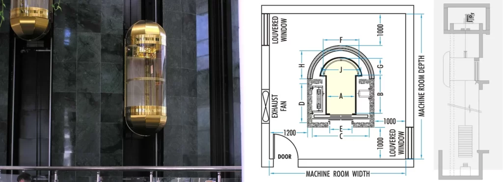 CAPSULE PASSENGER LIFTS