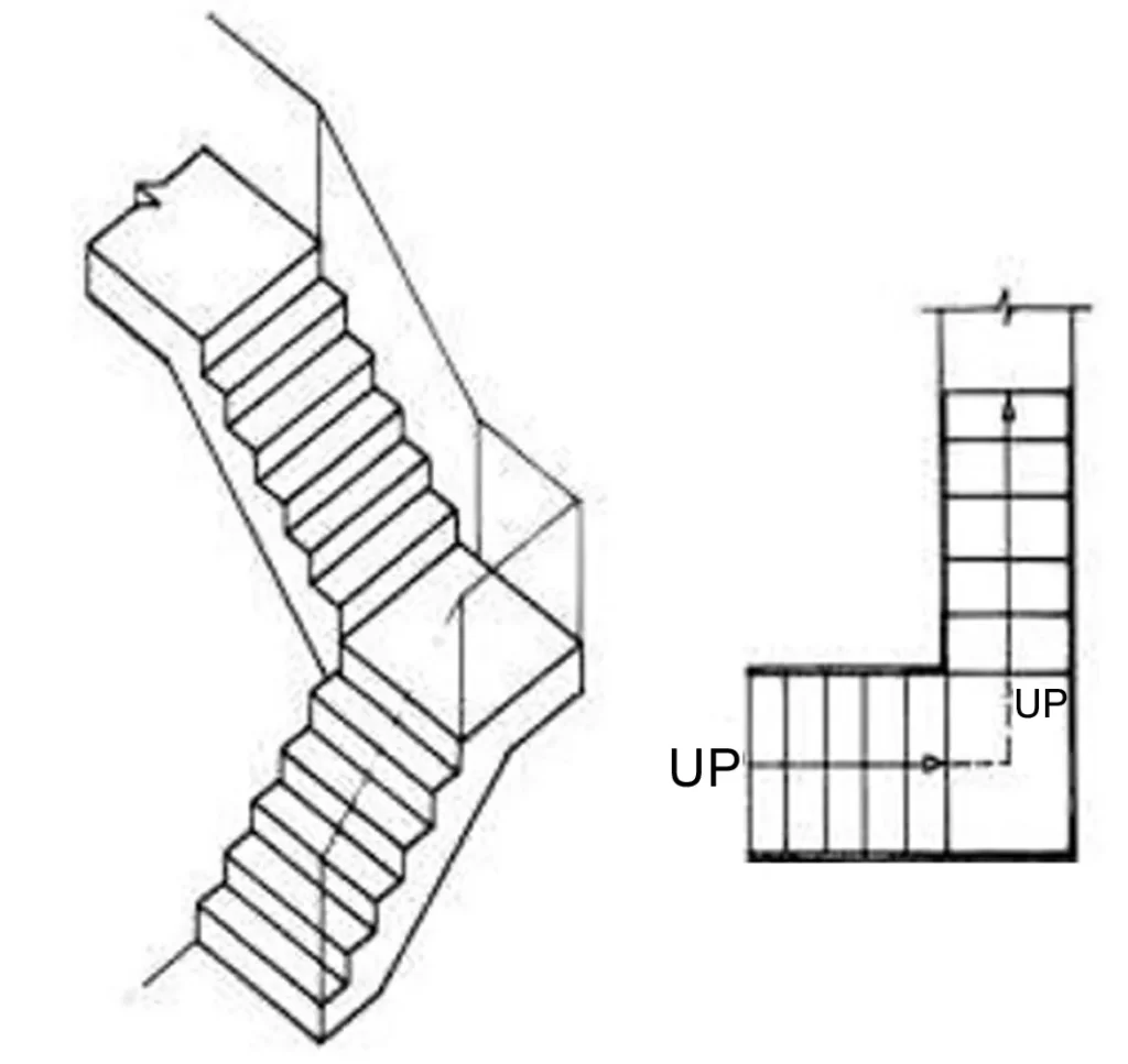 QUARTER TURN NEWEL STAIRS
