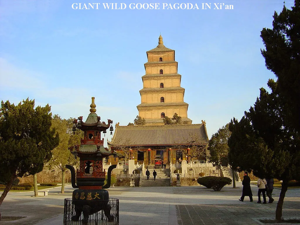 GIANT WILD GOOSE PAGODA IN Xi’an