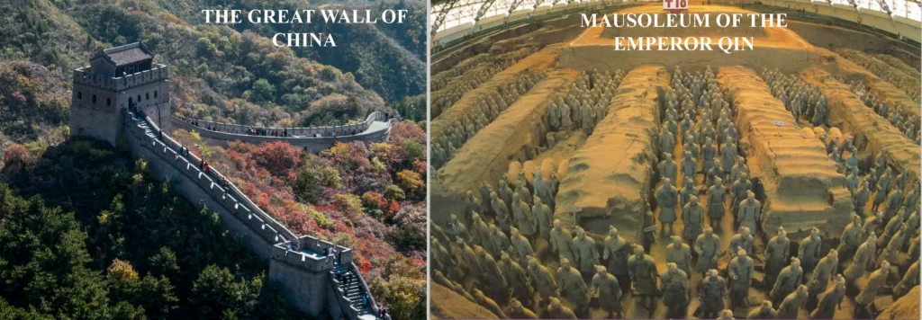 GREAT WALL AND MAUSOLEUM OF THE EMPEROR QIN