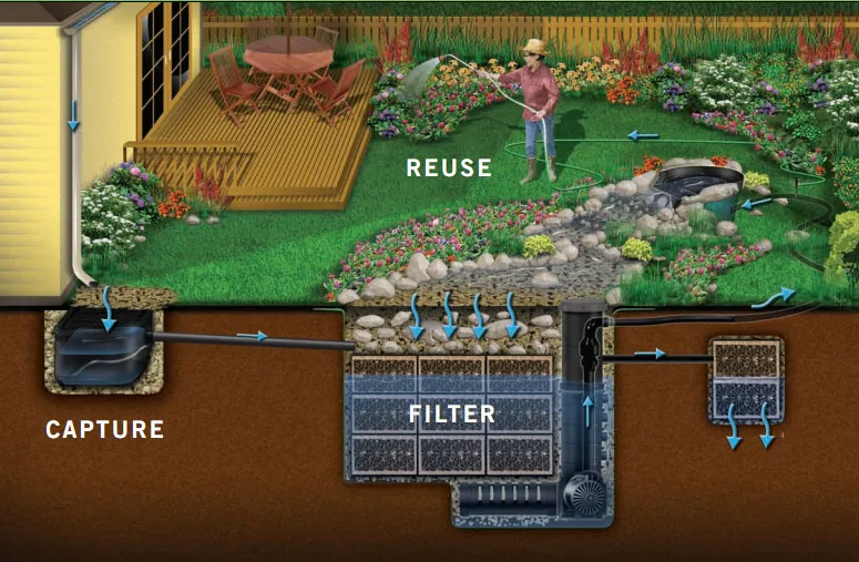 RAINWATER HARVESTING SYSTEMS IN LANDSCAPE