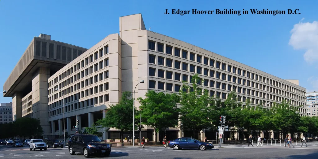 J. EDGAR HOOVER BUILDING IN WASHINGTON D.C.