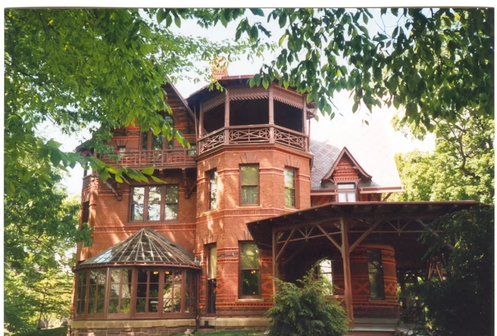 MARK TWAIN HOUSE IN HARTFORD, CONNECTICUT, USA