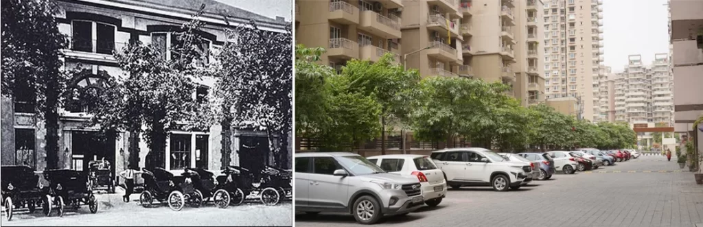 THE EARLY DAYS OF PARKING IN ARCHITECTURE
