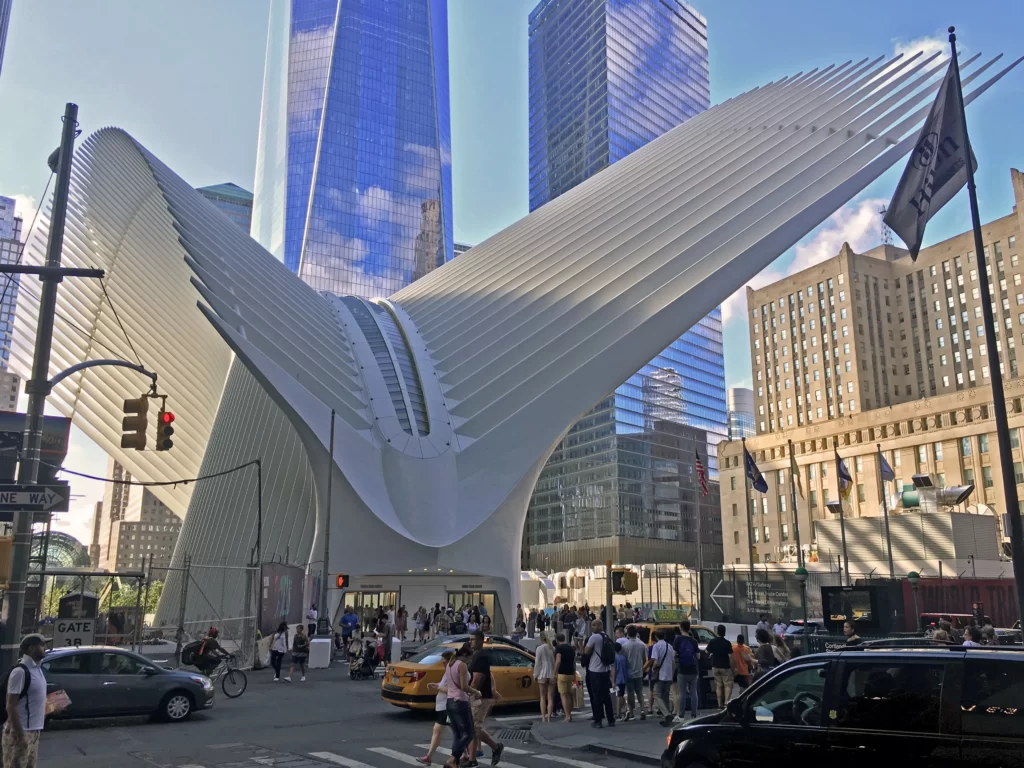 OCULUS AT THE WORLD TRADE CENTER IN NEW YORK CITY