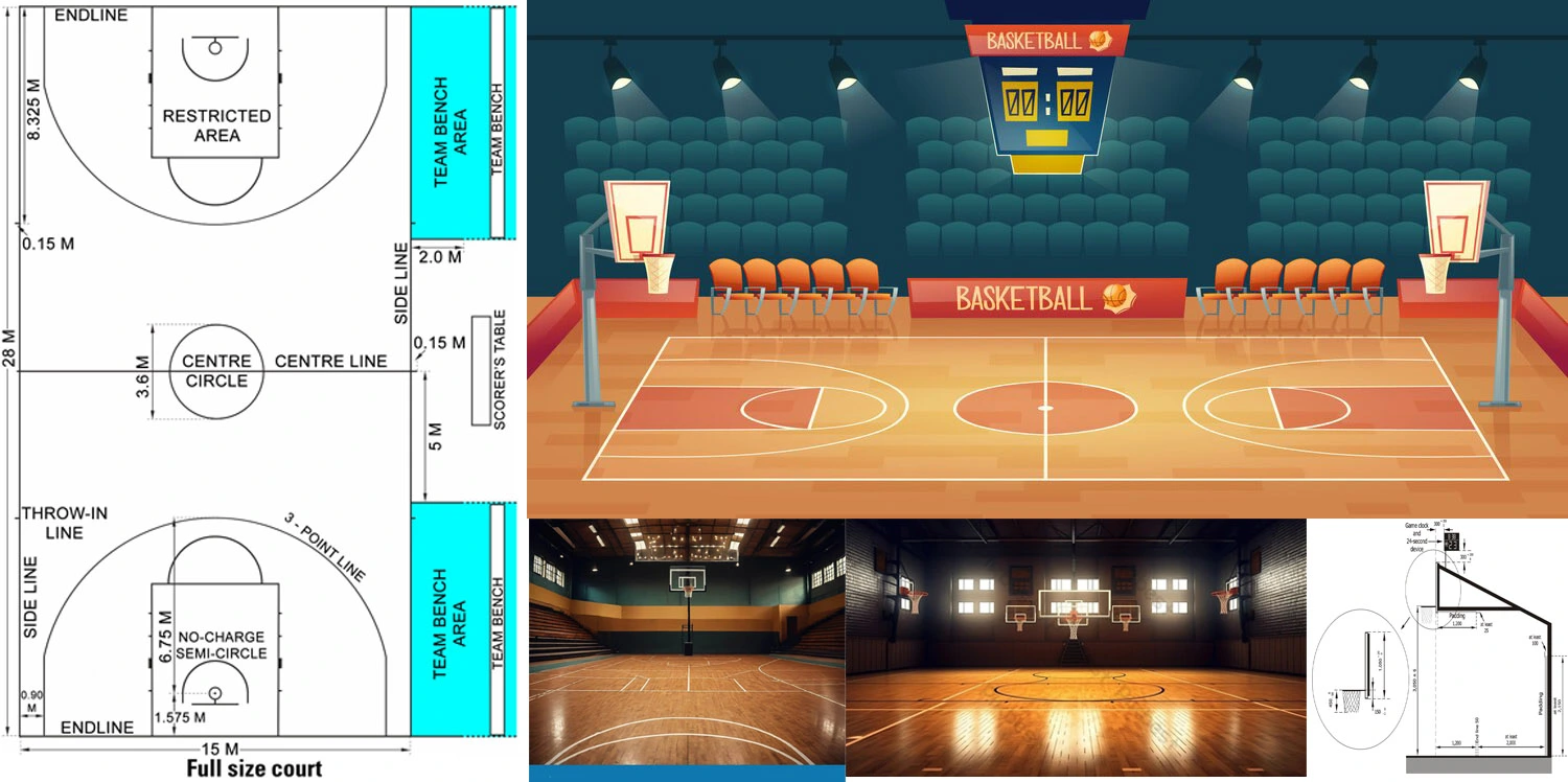 BASKETBALL COURT DESIGN STANDERED
