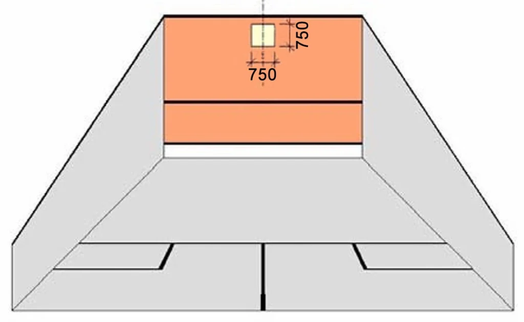 COLOUR AND DESIGN OF SQUASH COURT FIVE