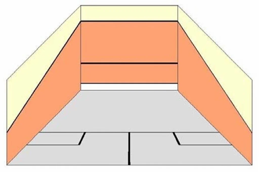 COLOUR AND DESIGN OF SQUASH COURT FOUR
