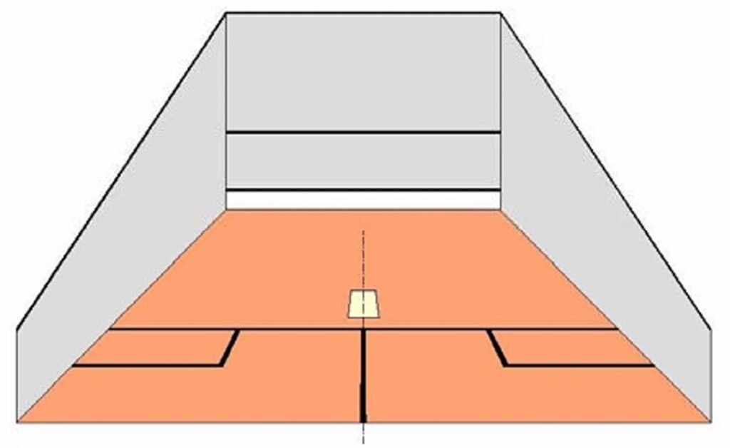 COLOUR AND DESIGN OF SQUASH COURT SIX