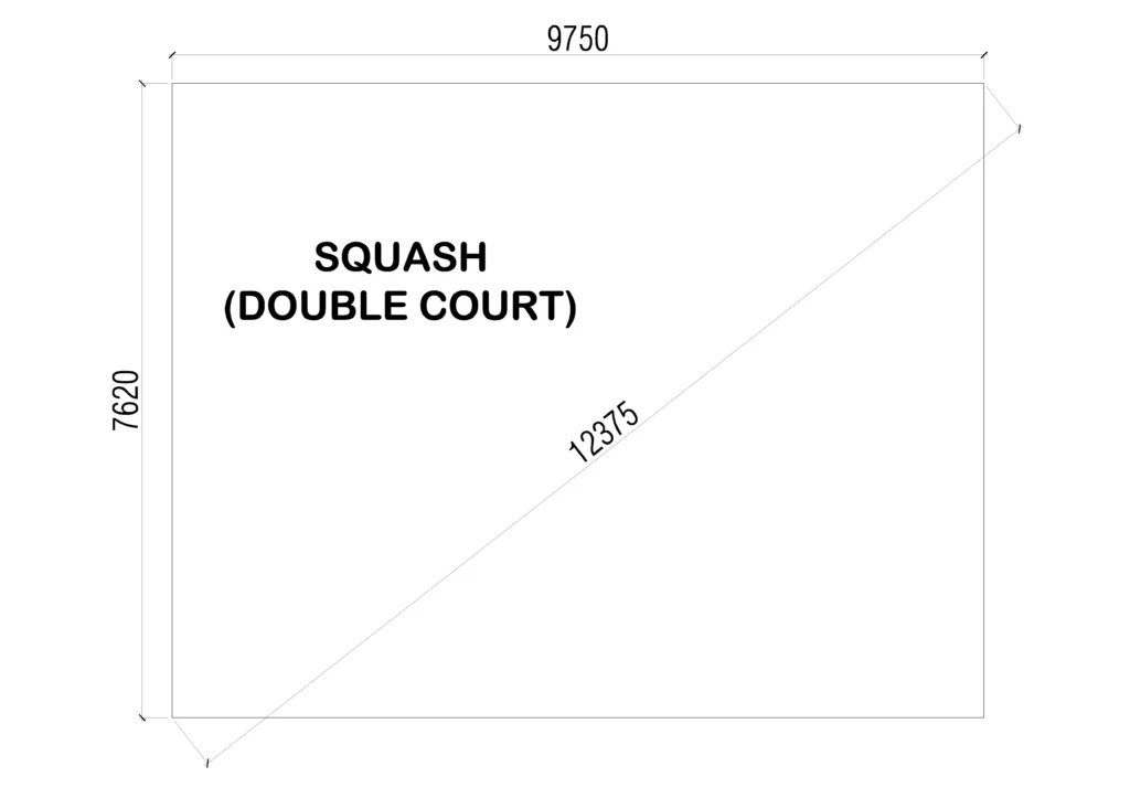 DOUBLE SQUASH COURT