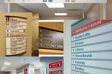 SIGNAGE FOR HEALTHCARE FACILITY