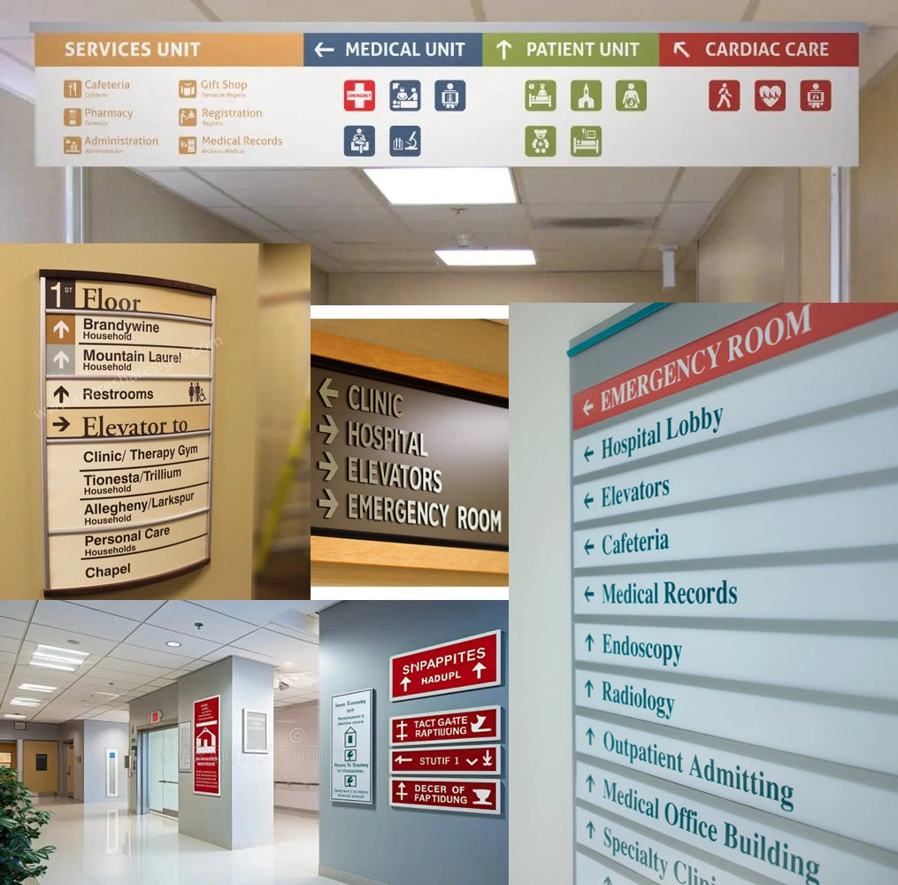 SIGNAGE FOR HEALTHCARE FACILITY