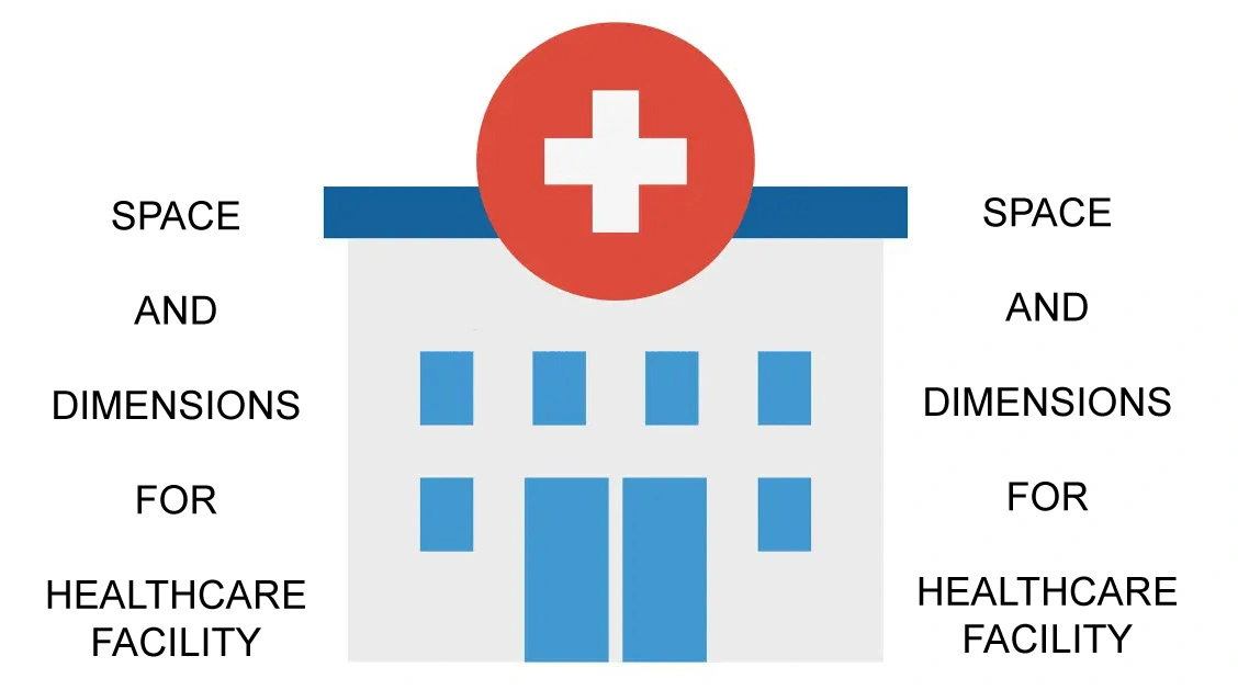 SPACE AND DIMENSIONS FOR HEALTHCARE FACILITY