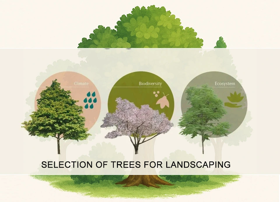 SELECTION OF TREES FOR LANDSCAPING