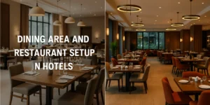 DINING AREA AND RESTAURANT SETUP IN HOTELS