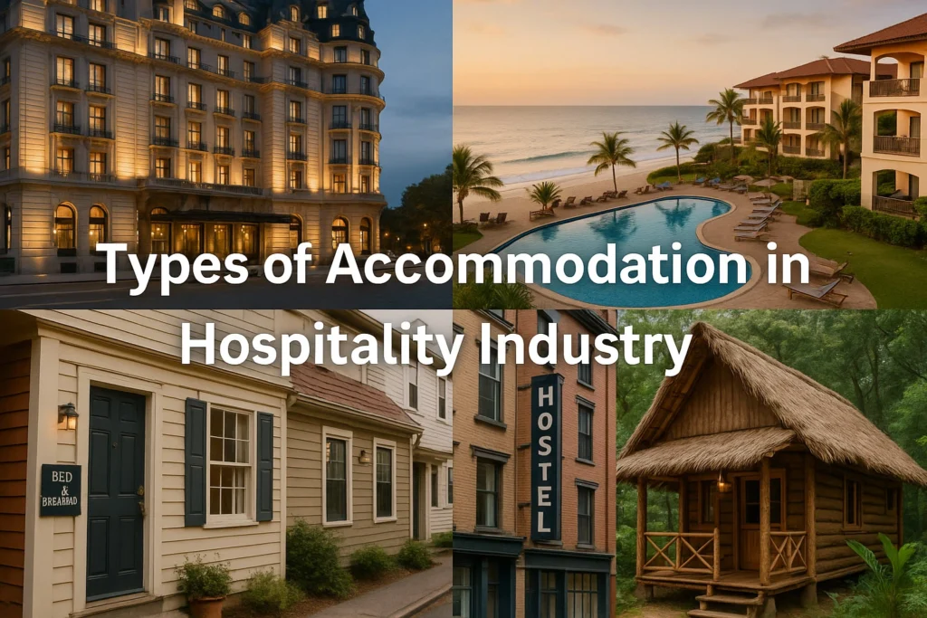 TYPES OF ACCOMMODATION IN HOSPITALITY INDUSTRY