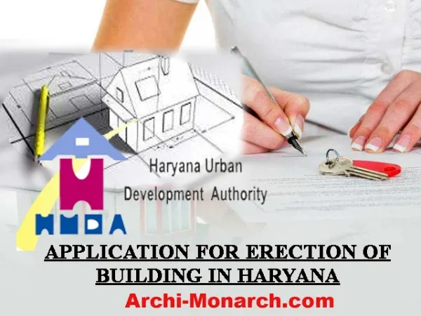 APPLICATION FOR ERECTION OF BUILDING IN HARYANA